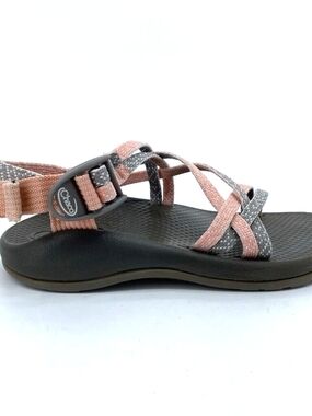 Chaco Women's Sport Sandal in Pink and Gray Straps